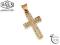 Złoty Krzyżyk pr. 585 cyrkonia
