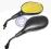 LUSTERKA KOMPLET UNIWERSALNE M8 8mm TANIO CZARNE