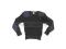 Sweter ze wzmocnieniami niebiesko - szary Roz/M