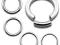 PIERCING KOŁO KÓŁKO STAL CHIRURGICZNA 1,2MMx10MM