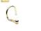 PIERCING KOLCZYK DO NOSA ZŁOTY 14K 585  KULKA