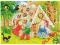 Drewniane puzzle JAŚ I MAŁGOSIA 48 elem. ! GOKI