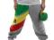 BASSWOOD RASTA BAGGY szare dresy ganja regge XL