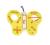 Motyl do nauki sznurowania Voila niebieski / żółty