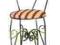 KRZESŁO RETRO Krzesła Metaloplastyka Siedzisko
