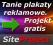 Plakaty reklamowe A3 115g 1000 szt projekt gratis!