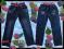 HELLO KITTY spodnie jeans 110(5L)+gratis pasek