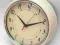 Zegar ścienny Retro KREMOWY Vintage do kuchni