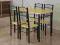 Krzesła 4 Sztuki+Stół Komplet 5 Części