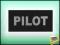 emblemat odblaskowy PILOT do naszycia NASZYWKA