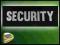 SECURITY EMBLEMAT ODBLASKOWY NASZYWKA DLA OCHRONY
