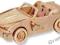 ~ PUZZLE DREWNIANE 3D ~ SAMOCHÓD MAŁE BMW B-740I ~