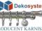 KARNISZE METALOWE PRODUCENT 19MM 220CM DWUBIEGOWE