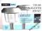2 lampy solarowe IdeenWelt SL 2140 stalowe LED żar