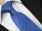 KRAWAT ŻAKARDOWY - NIEBIESKI [1739]