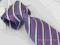 KRAWAT JEDWABNY - FIOLETOWY [mt58]