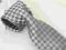 KRAWAT JEDWABNY - SZARY [mt64]