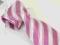 KRAWAT JEDWABNY - RÓŻOWY [mt09]