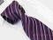 KRAWAT JEDWABNY - FIOLETOWY [mt80]