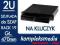 Wysuwana SZUFLADA do szaf RACK 19 na klucz 470mm
