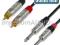 KABEL PRZEWÓD Adam Hall 2x RCA-2x JACK mono 1,5m