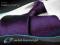 Klasyczny Gładki KRAWAT MĘSKI fioletowy śliwka 8B
