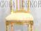 GOLAdekor___KRZESŁO złote  LOUIS 60G060___
