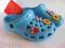 Croksy Klapki BLUE American*roz.28*wkł.17 CLOGI