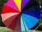 PARASOL XXL, NAJWIĘKSZA PARASOLKA-142cm-TĘCZA