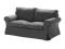 IKEA   EKTORP Sofa dwuosobowa, Svanby szary