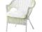 IKEA FINNTORP/ DJUPVIK Fotel z poduszką, biały