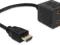 DELOCK Adapter HDMI(M)v1.4-&gt;2xHDMI(F)v1.4