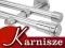 Karnisz FERRARA metalowe krysztal 320 II Karnisze