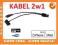 [623] Kabel USB 2w1 IPAD 2/3 iPhone 3 4 +Micro USB