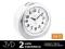 Budzik JVD SR895.1 BELL ALARM PODŚWIETLENIE SNOOZE