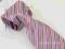 KRAWAT JEDWABNY - RÓŻOWY [mt62]