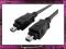 PC1 NOWY KABEL FIRE-WIRE 4-PIN/4-PIN BLACK EDITION