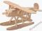 ~ PUZZLE DREWNIANE 3D ~ SAMOLOT HEINKEL HE-51 ~