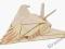 ~ PUZZLE DREWNIANE 3D ~ SAMOLOT BOMBOWIEC B2 ~