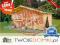 Drewniany domek letniskowy DAWID A 17,8m2