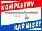 Karnisz metalowy LIBER 19 mm / 240 cm chrom-mat