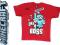 Minecraft kultowy T-shirt czerwony 11-12lat Mojang