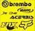 BREMBO DE ONE ACERBIS MAVIC FOX Naklejki Naklejka