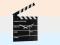 ZEGAR ANALOGOWY KLAPS FILMOWY DLA FILMOMANIAKA