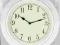 A3763 Zegar ścienny antyk biały