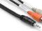 Hosa CMR203 Kabel Breakout TRS 3,5  2x RCA 0,91 m