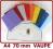 SEGREGATOR BIUROWY A4 VAUPE 75mm Z OKUCIEM kolory