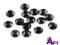 HURT 7716 Cyrkonie Czarne 4 mm_____________720 szt