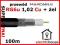 Przewód RG6 Cu + żel | MAXCABLE | 100m | miedź |