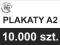 Plakaty A2 10000 szt. czarno białe, druk plakatów